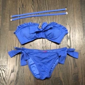 Betsey Johnson Cake pop bikini XS bottoms S top